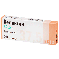 Велаксин таб. 37,5мг №28