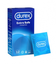 Презервативы Дюрекс/Durex экстра сейф плотные с допол смазкой №12