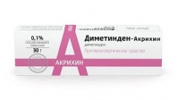 Диметинден-Акрихин гель д/наружн. прим. 0,1% 30г №1