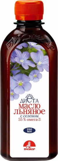 Масло льняное с селеном 250мл